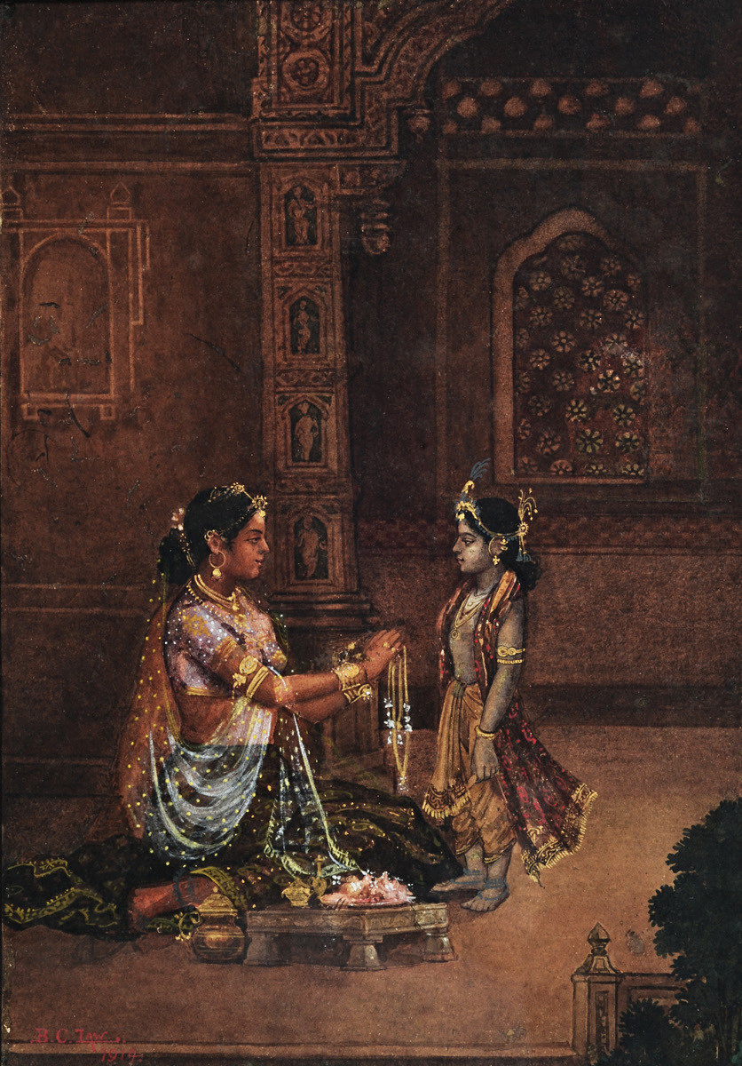 Yashoda and Krishna — the mother who tied the infinite with a rope