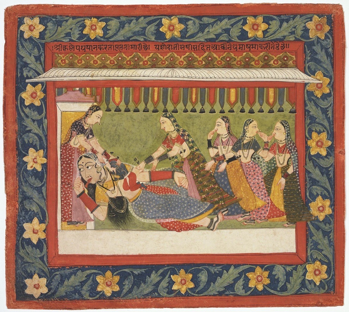 Krishna and the demoness Putana