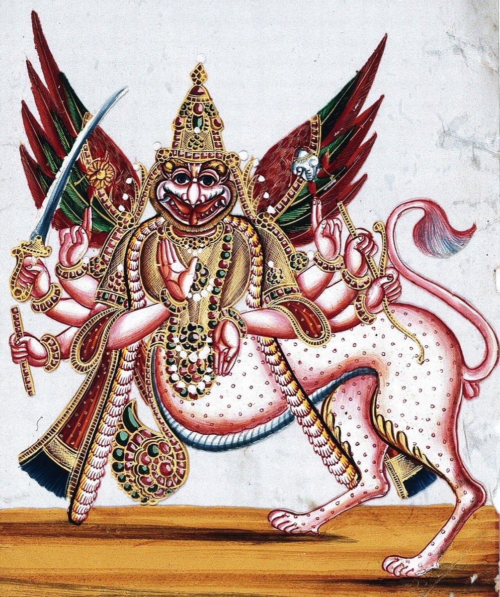 Sharabha — Shiva’s fierce form in Hari–Hara tellings