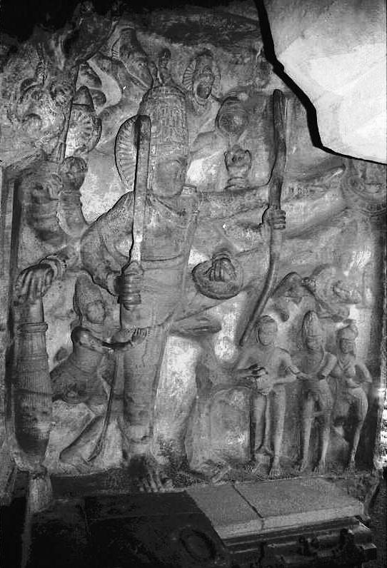 Vamana and King Bali’s three steps